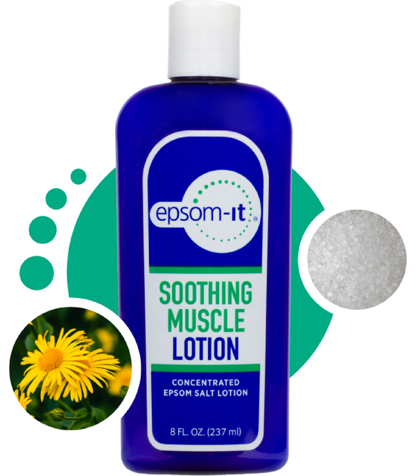 Soothing Muscle Lotion Bottle